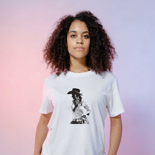 Rider - Womans T- Shirt - Organic Cotton